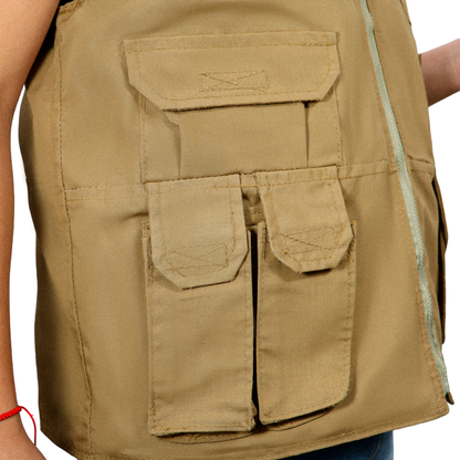 Chaleco Fotografo Safari De Tela Tactico