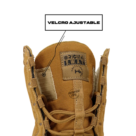 Botas Tácticas Alpha Freedom 8 Coyote (Largas) ORIGINAL SWAT