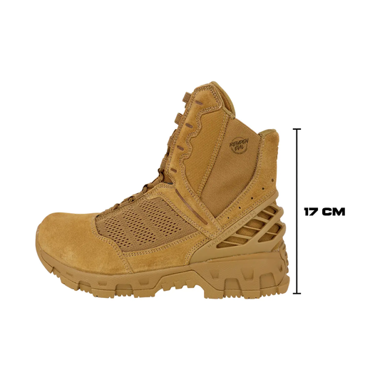 Botas Tácticas Alpha Freedom 8 Coyote (Largas) ORIGINAL SWAT