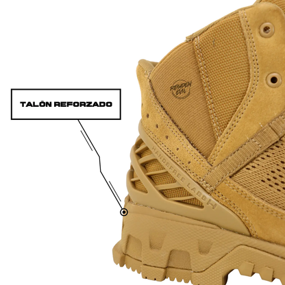Botas Tácticas Alpha Freedom 6 Coyote (Cortas) ORIGINAL SWAT SWAT ORIGINAL