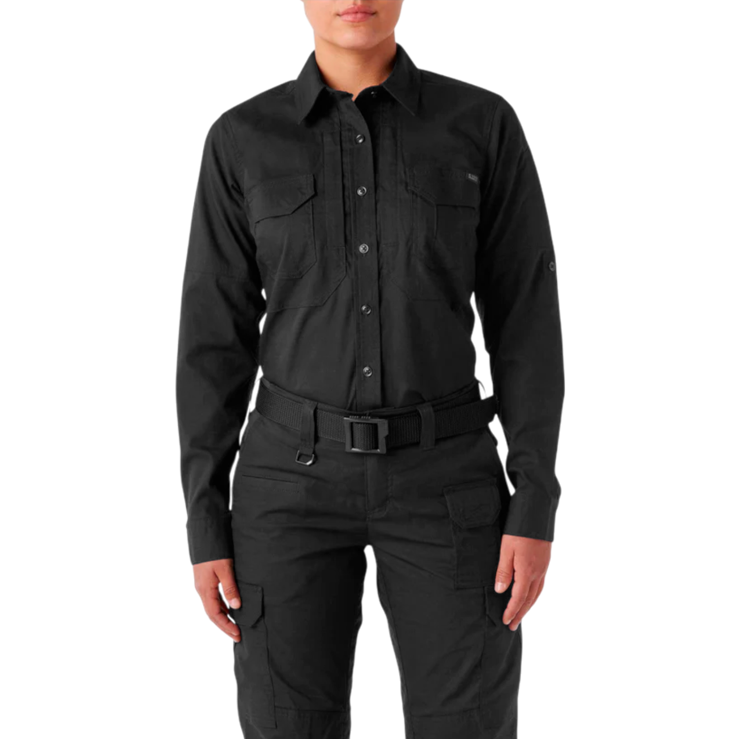 Camisa Táctica Taclite Negra Para Dama 5.11