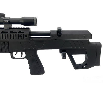 Rifle Commodore 5.5mm  pcp con accesorios AZTK
