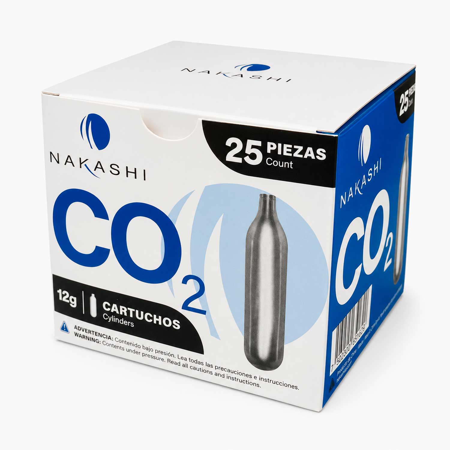 Caja con 25 piezas, perfecta para tener suficientes repuestos disponibles y utilizarlos cuando sea necesario.
