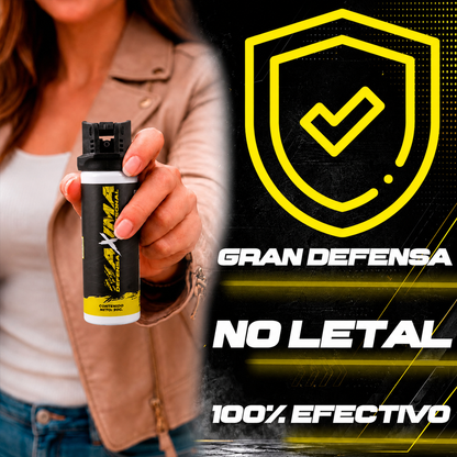 Gas Pimienta 90g 10 piezas Con Tapa de seguridad Máxima