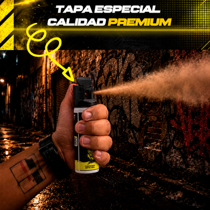 Gas Pimienta Lacrimogeno 90 gr Con Tapa De Seguridad Marca Maxima Máxima