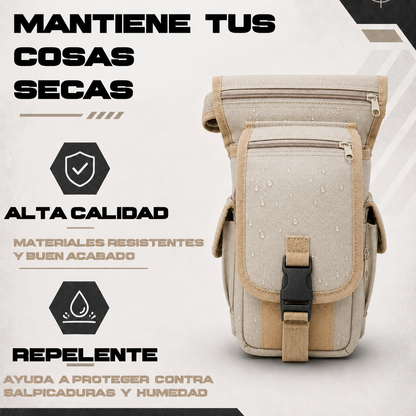 Piernera Tactica Mochila Muslera Porta Celular Multiusos Residen Evil Militaría