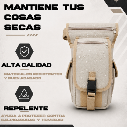 Piernera Tactica Mochila Muslera Porta Celular Multiusos Residen Evil Militaría