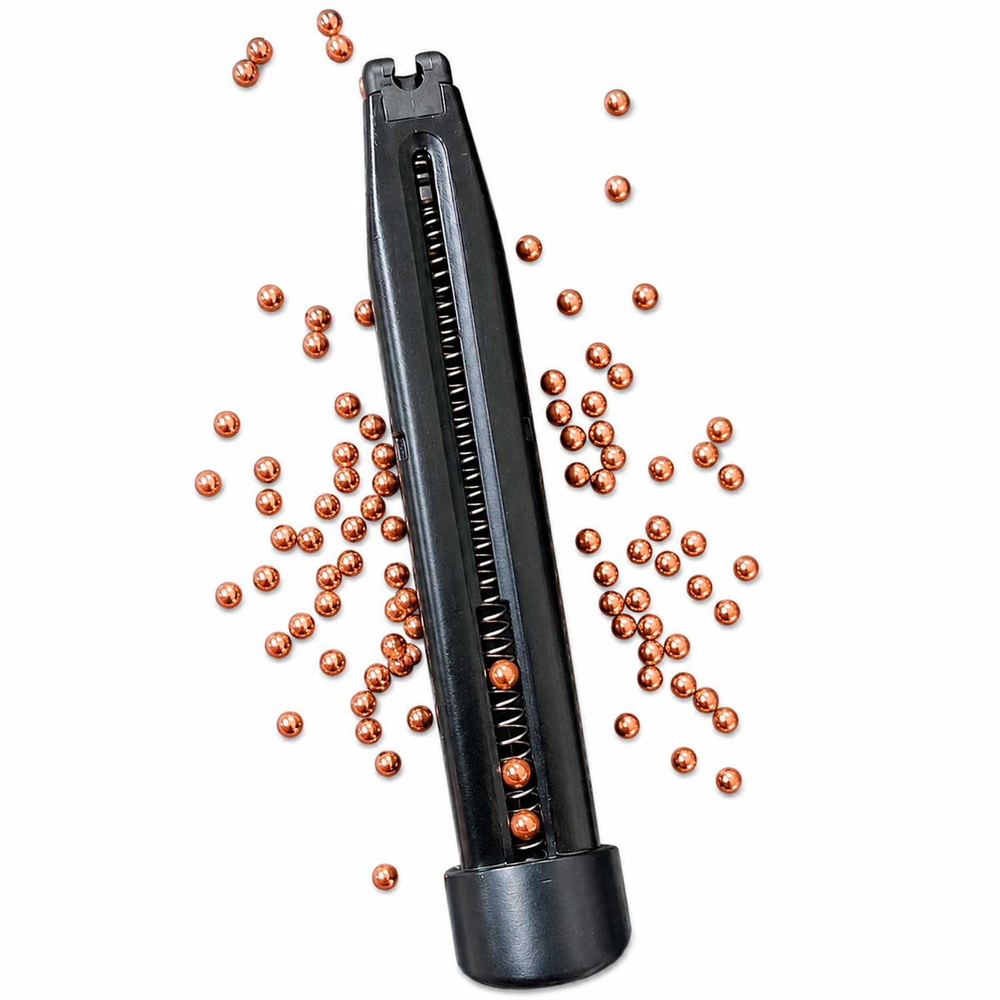 Cargador de balines 4.5m con balines Cupperhed alrededor  para n mejor desempeño del  producto 