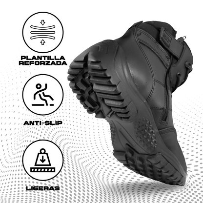 Botas Táctica D-force 707 Policía Militar Negro SK7
