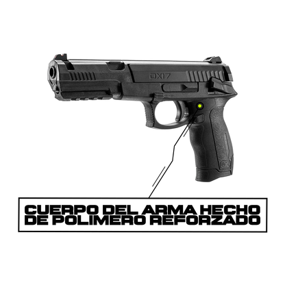 Pistola DX17 + 200 BBS KIT UMAREX