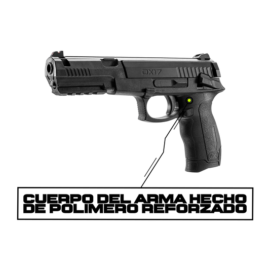 Pistola DX17 + 200 BBS KIT UMAREX