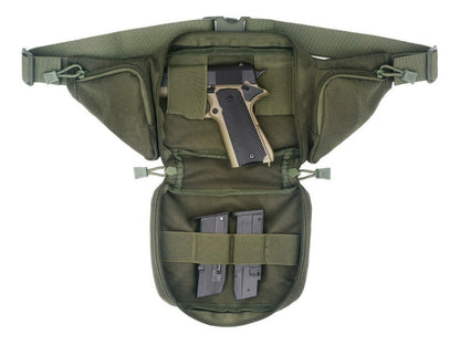 Cangurera Riñonera Táctica Porta Arma Residen Evil Militaría