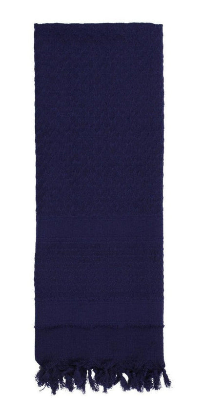 Bufanda Shemagh Árabe Palestina Militar 100% Algodón Rothco Azul con Negro Rothco