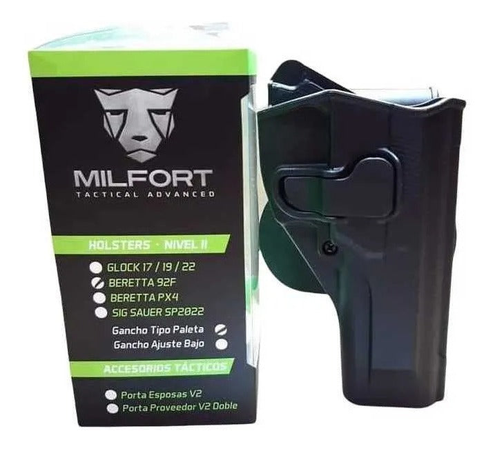 Porta Pistola Funda Milfort Prieto Beretta 92 y 96