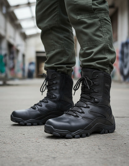 Botas Tacticas Bates Delta 8 Tecnología Ics Cuero Balístico