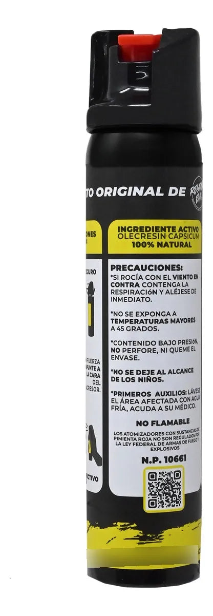 Gas Pimienta Lacrimogeno 135 Gramos Paquete De 6 Piezas