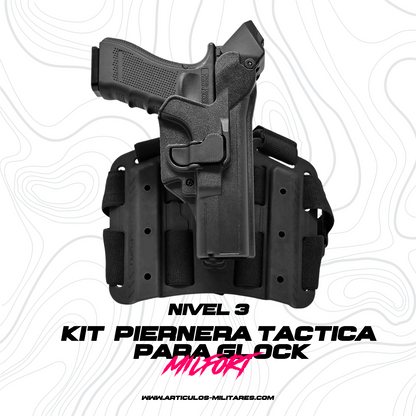 Kit Piernera Táctica Nivel 3 Para Glock Milfort