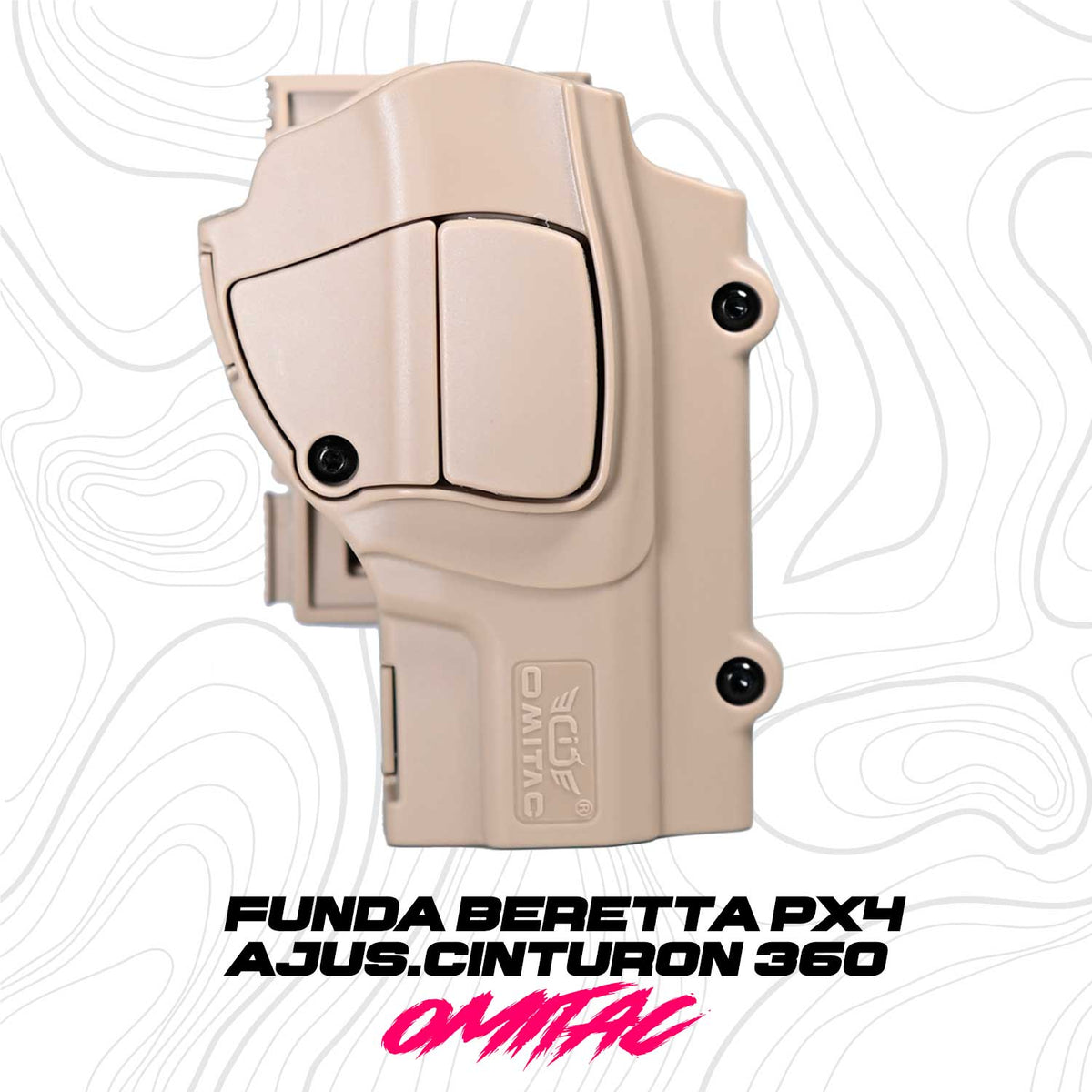 Se muestra la FUNDA PARA PISTOLA PX4 en una fotografía de producto completo sobre fondo blanco.