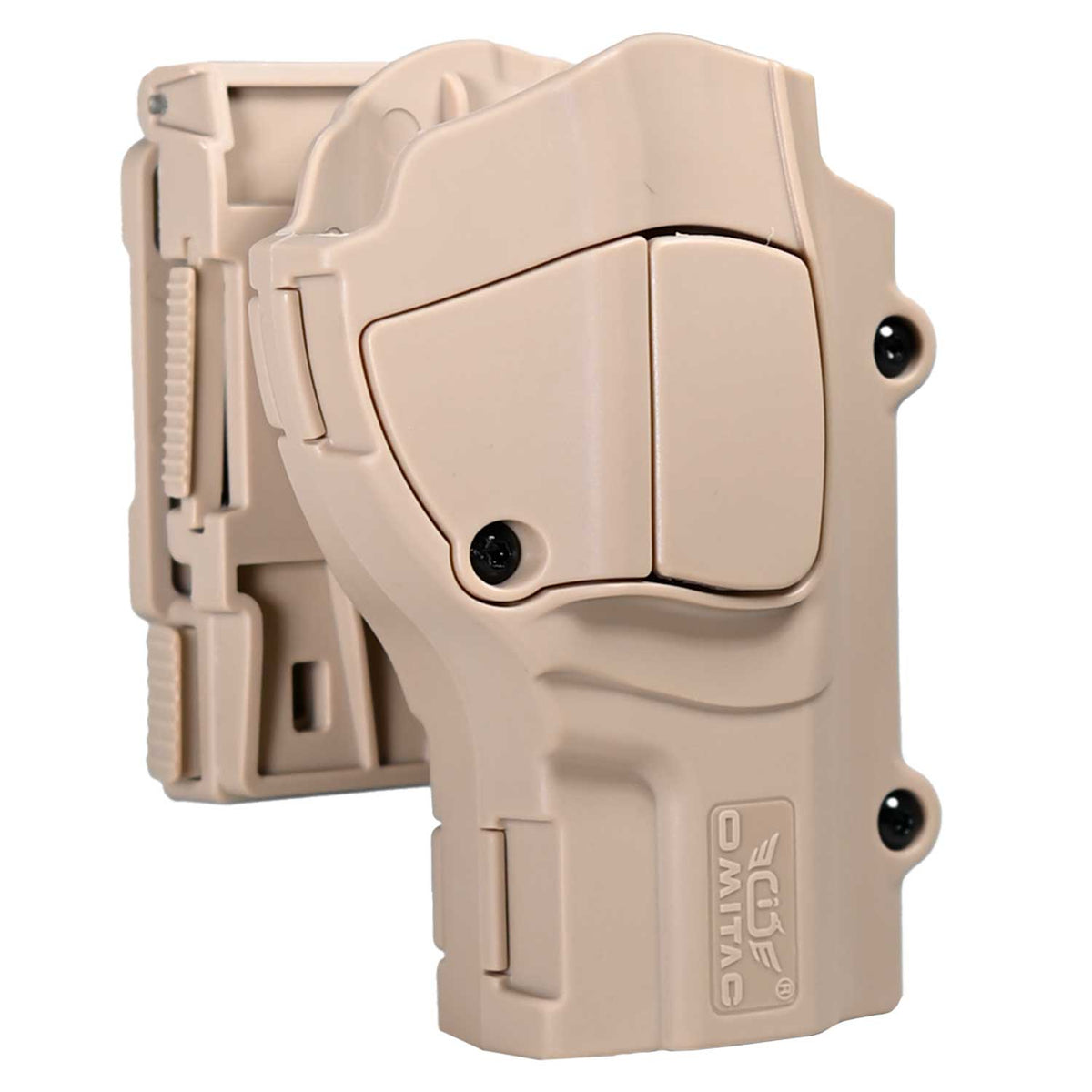 Se muestra la FUNDA PARA PISTOLA PX4 de perfil para apreciar su diseño y estructura.