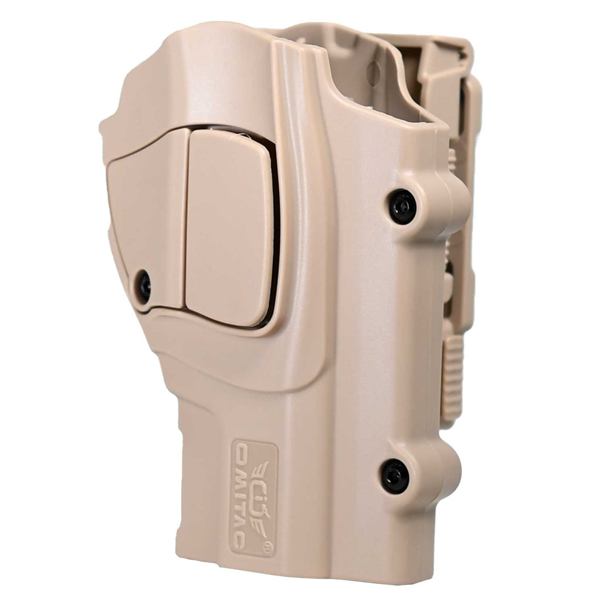Se muestra la FUNDA PARA PISTOLA PX4 con detalle del ajuste alrededor del arma y su sistema de retención.