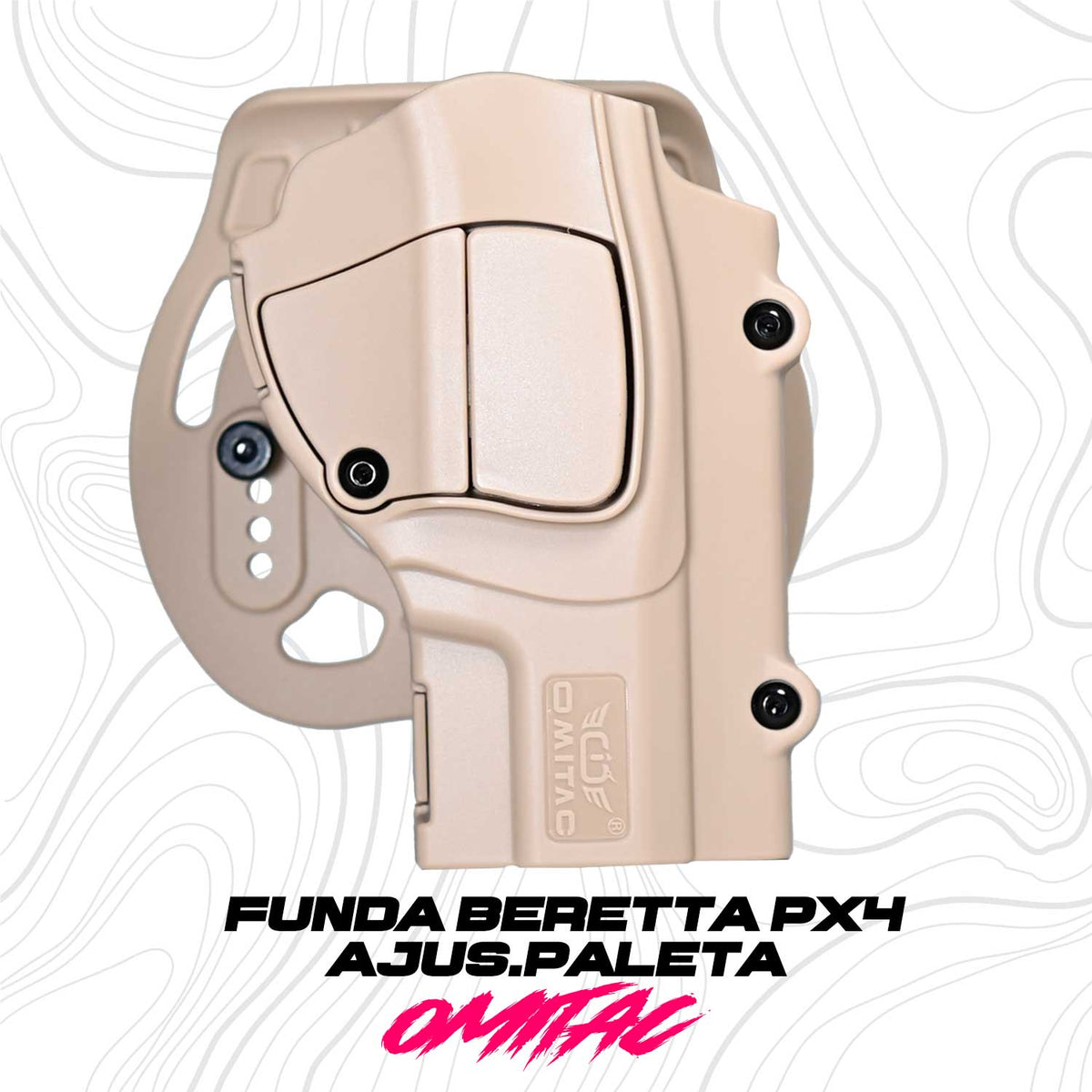Se muestra la FUNDA PARA PISTOLA PX4 en una fotografía de producto completo sobre fondo blanco.