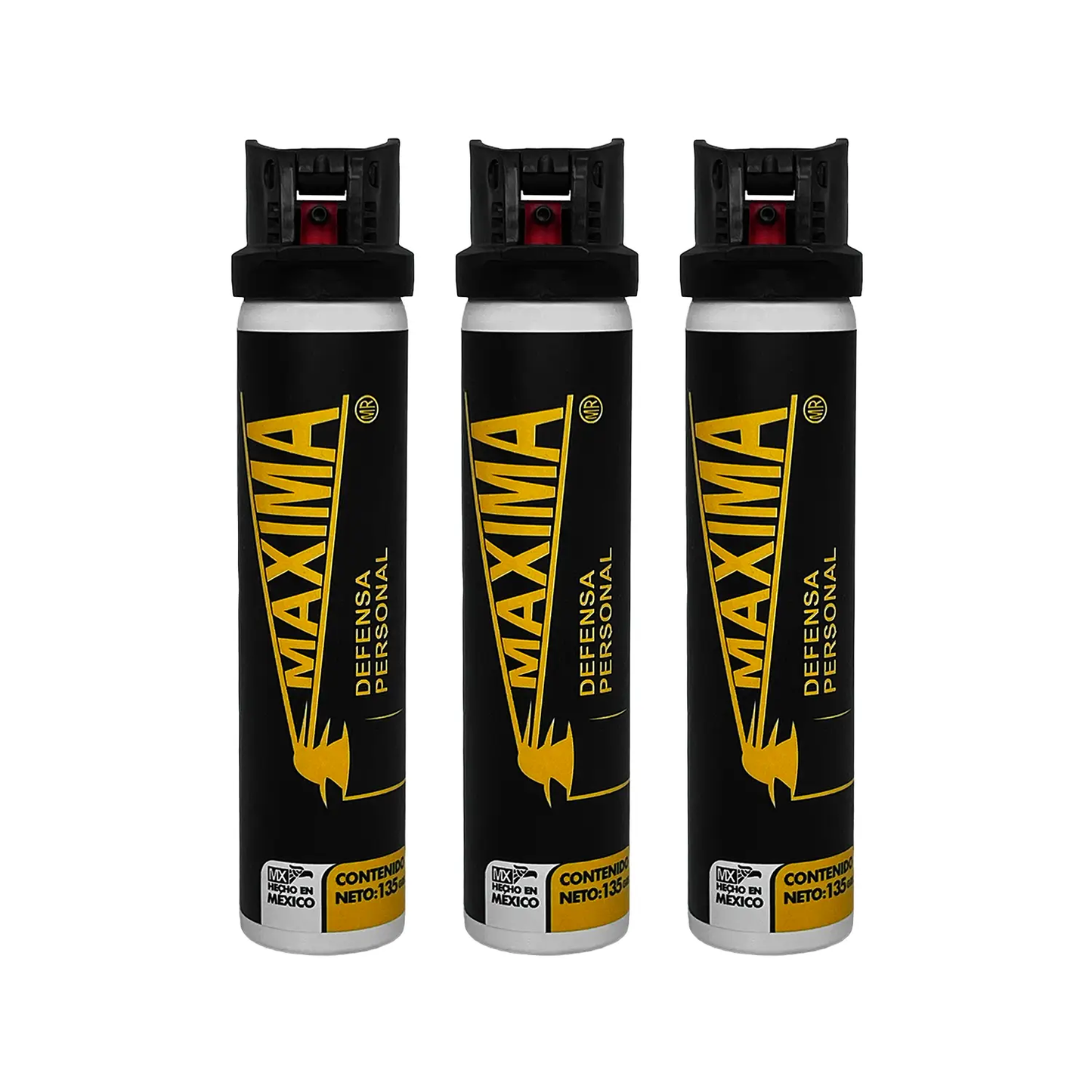 Gas Pimienta Lacrimogeno 135 gr Con Tapa De Seguridad Marca Maxima