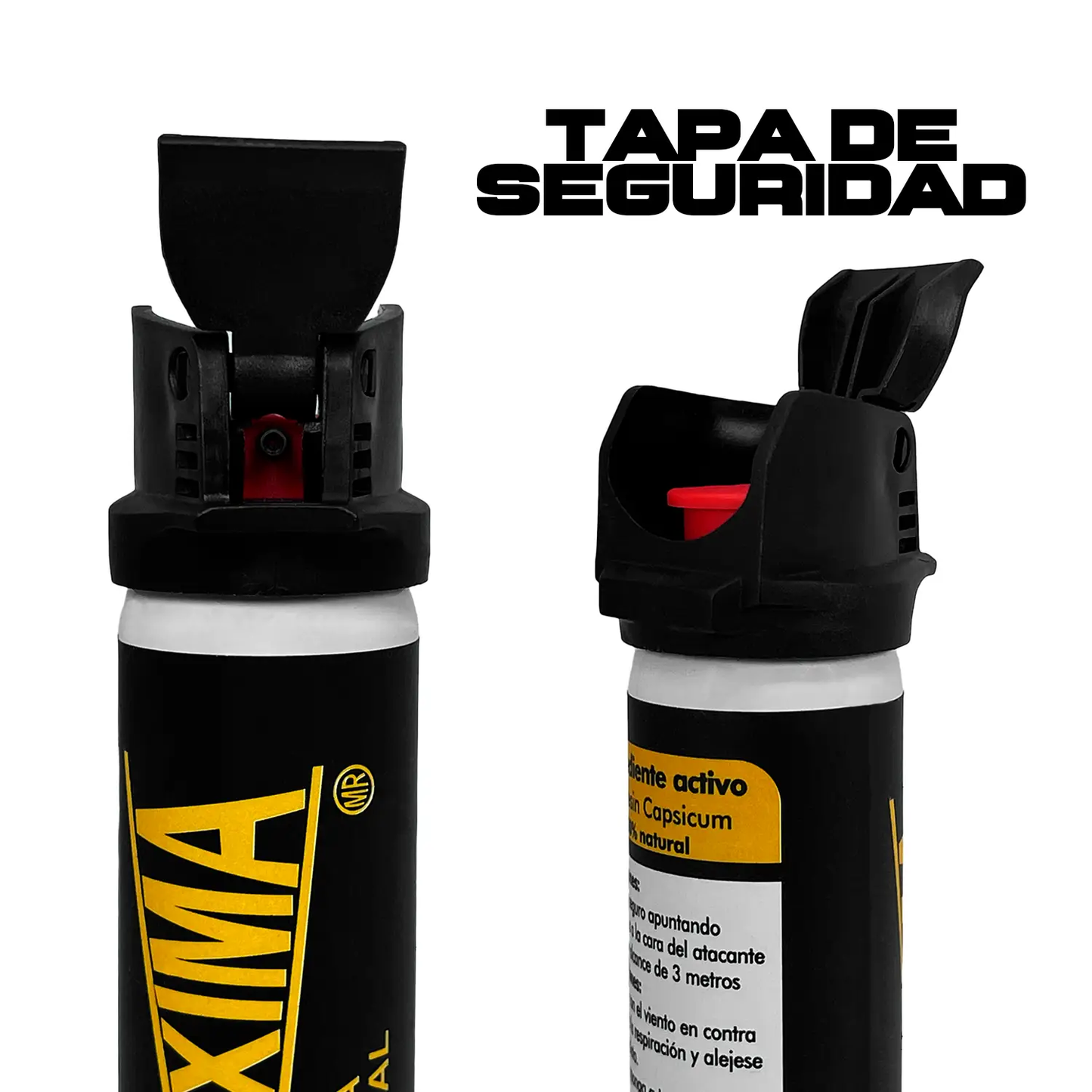 Gas Pimienta Lacrimogeno 135 gr Con Tapa De Seguridad Marca Maxima