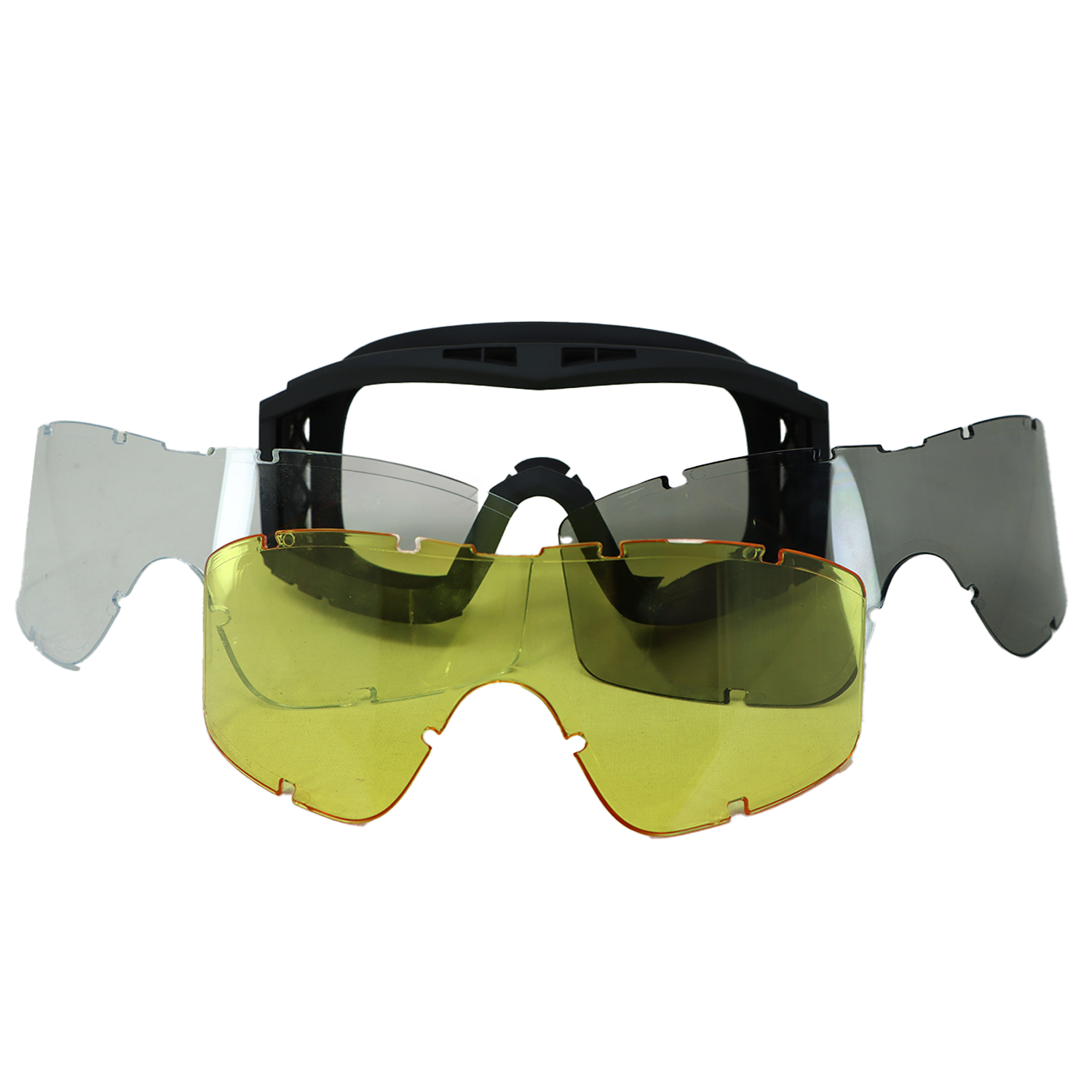 Goggle Táctico Militar Motociclismo 3 Micas