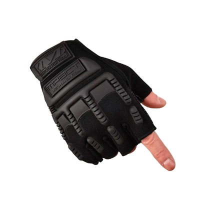Guantes Tacticos Tipo Militar/Deportivos De Medio Dedo