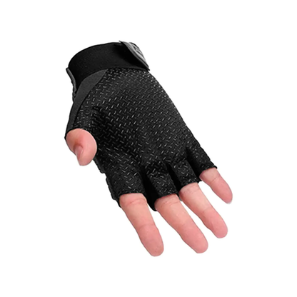 Guantes Tacticos Tipo Militar/Deportivos De Medio Dedo
