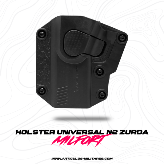 Holster Universal N2 Zurdo Paleta Milfort