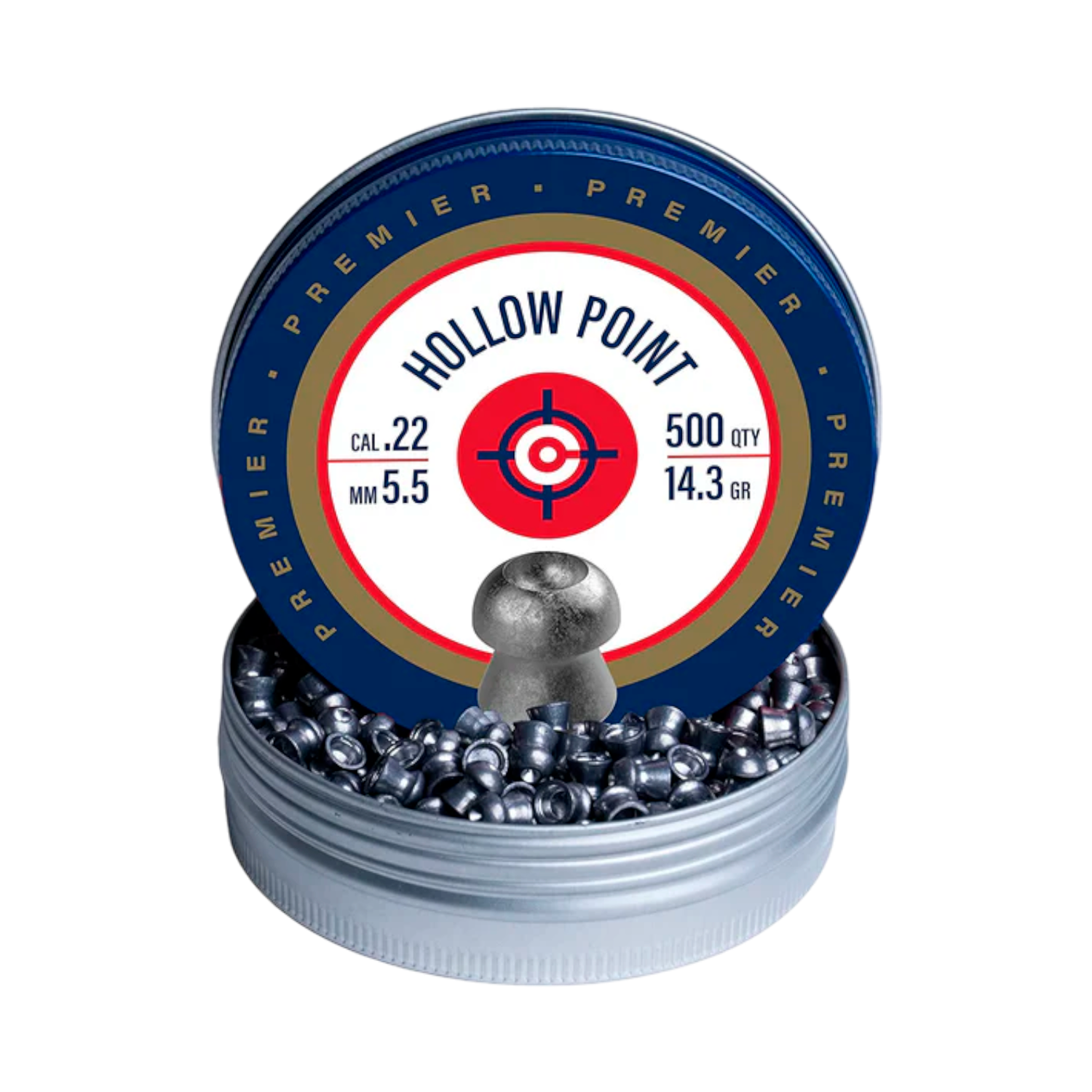Diabolos Hollow Point 5.5mm (.22) 500 Piezas CROSMAN