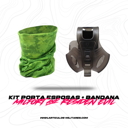 Funda Porta Esposas Humo Con Bandana KIT MILFORT
