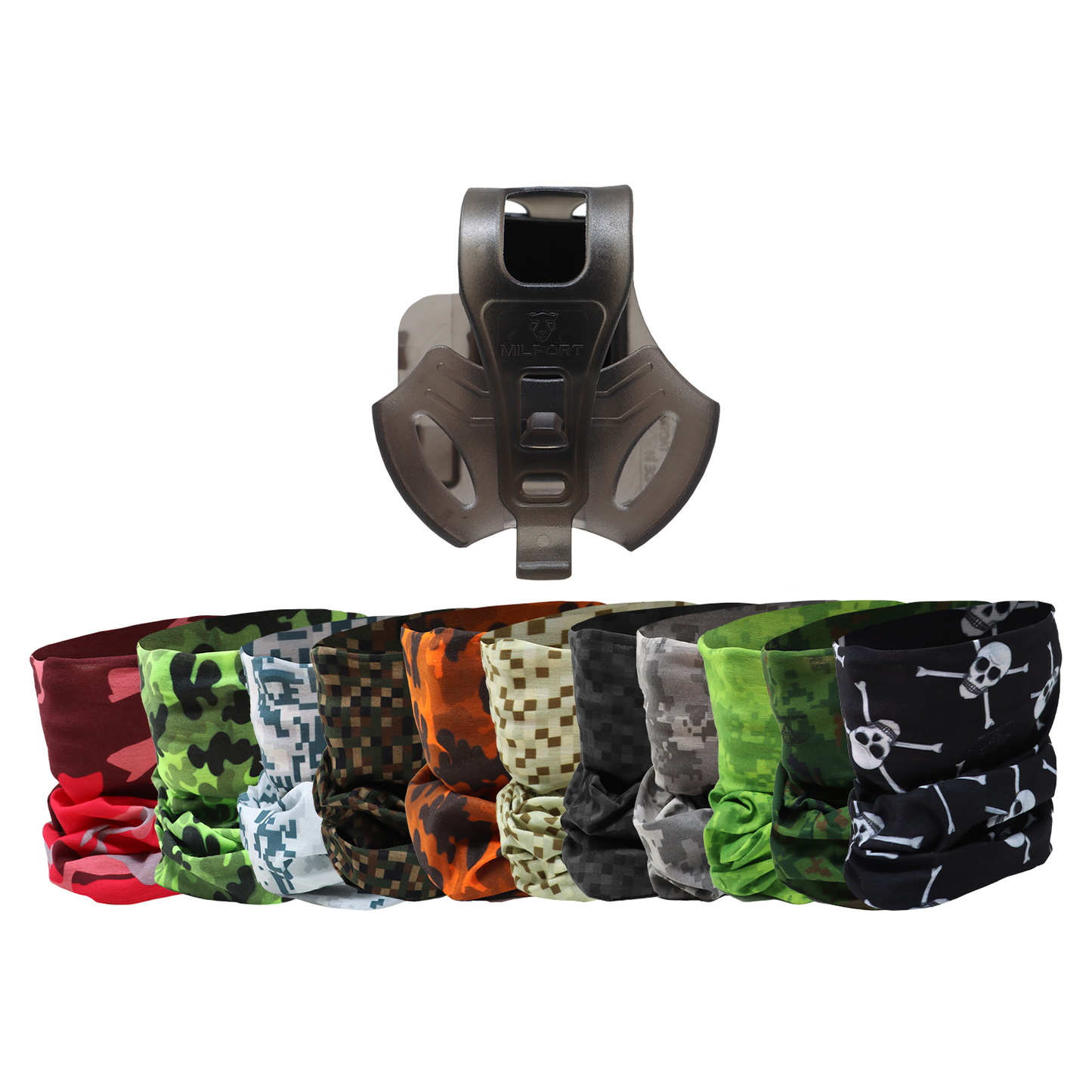 Funda Porta Esposas Humo Con Bandana KIT MILFORT