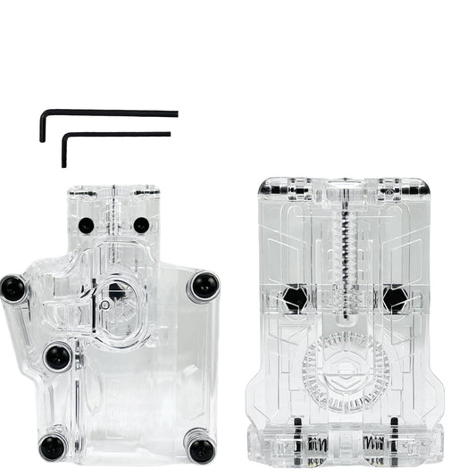 Funda para pistola Universal ajuste de clip transparente.