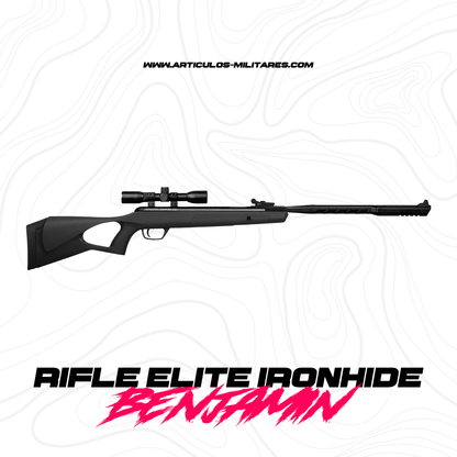 Rifle Nitro Pistón Elite Ironhide Cal 5.5mm Con Mira Telescópica BENJAMIN Benjamin