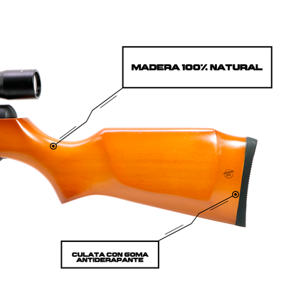 Rifle Deportivo De Aire Aztk Lince 5.5 Mm KIT