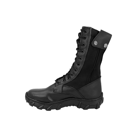 Botas Tacticas Militar De Piel Con Lona  Ligeras Para Seguridad