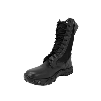 Botas Tacticas Militar De Piel Con Lona  Ligeras Para Seguridad