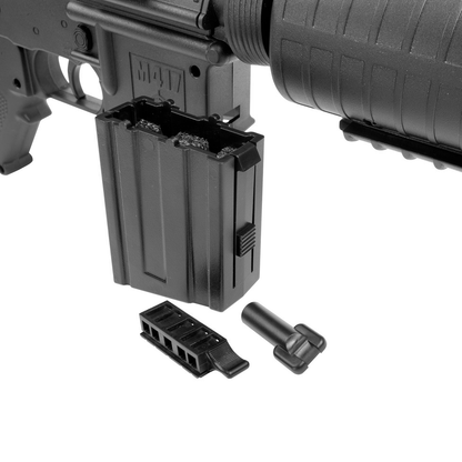 Rifle De Bombeo M4 KIT + 1500 BBS + Gafas Deportivas + Dianas De Tiro