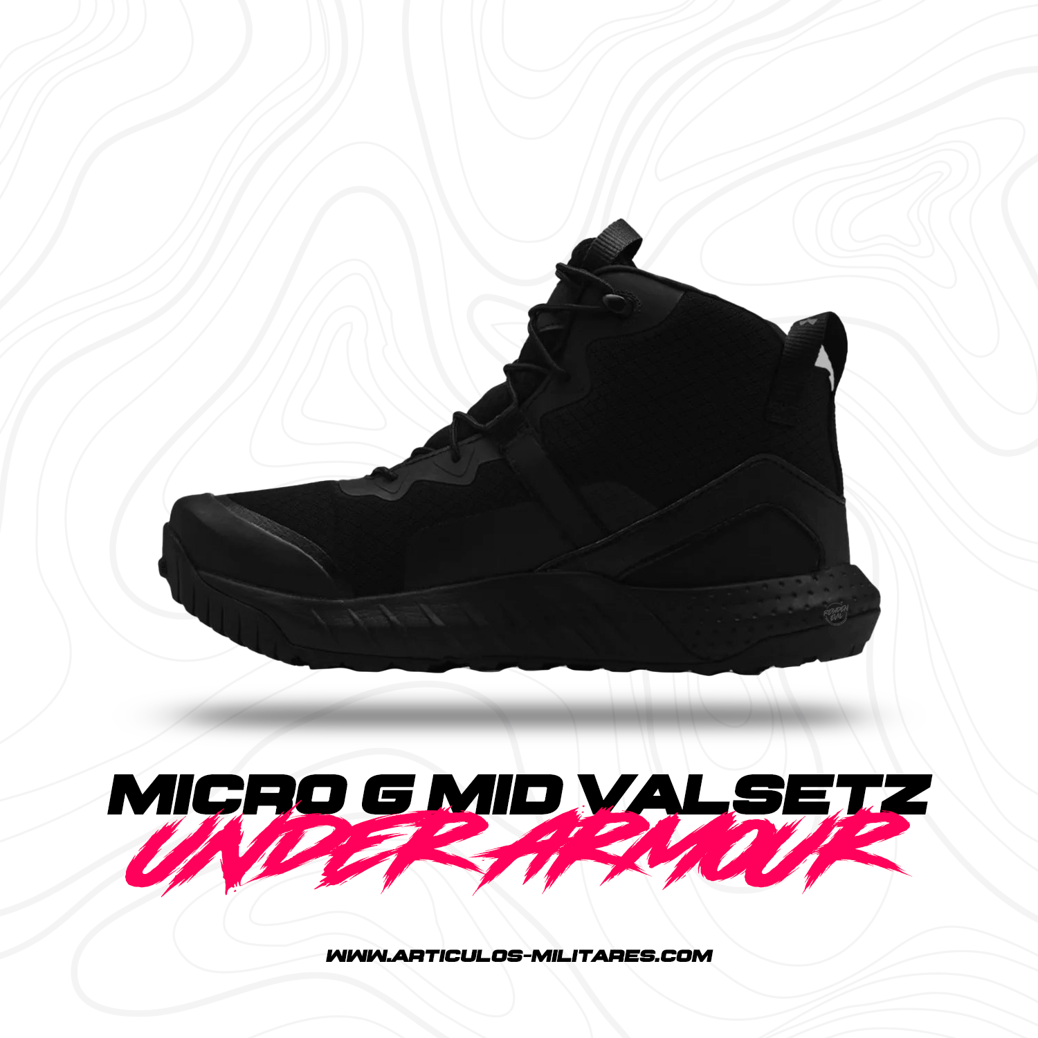 Botas Under Armour Micro G Valzets Mid Negro