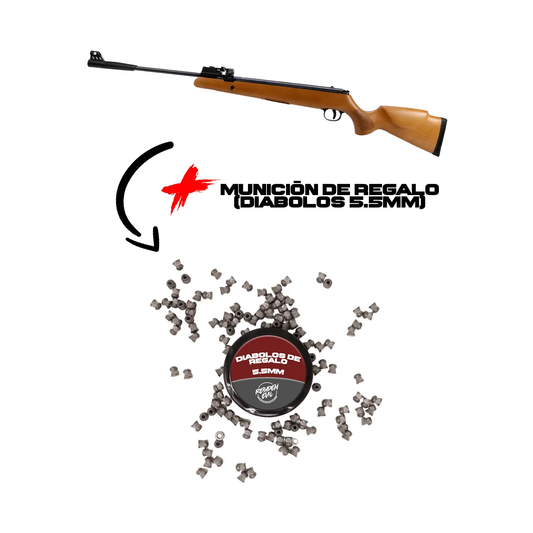 Rifle De Aire Aztk Leon X 5.5 mm KIT