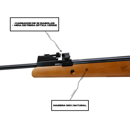 Rifle De Aire Aztk Leon X 5.5 mm