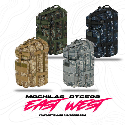 Mochila De Asalto Militar Sistema Molle Parche Gratis East West Bags