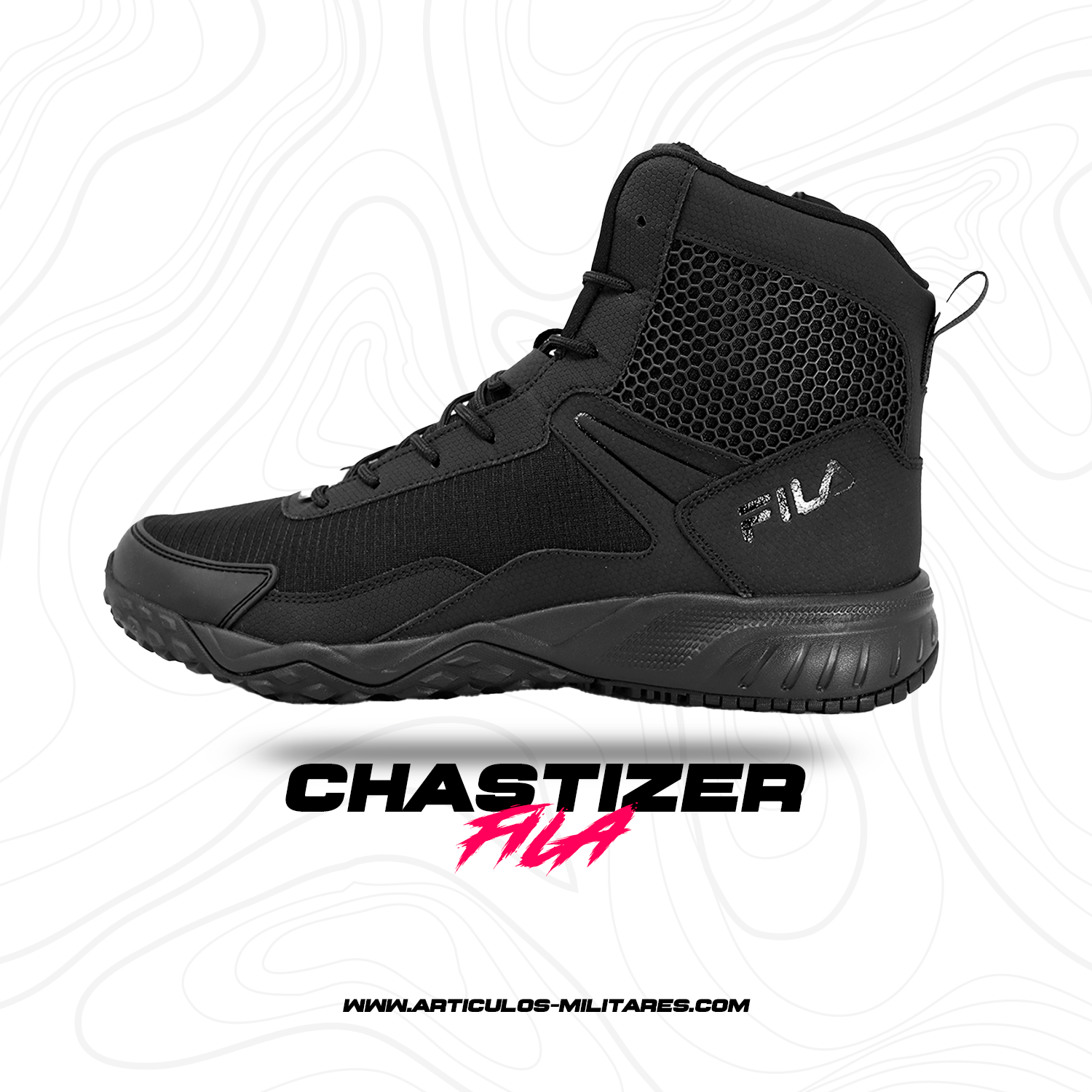 Botas Tácticas Chastizer Negra FILA