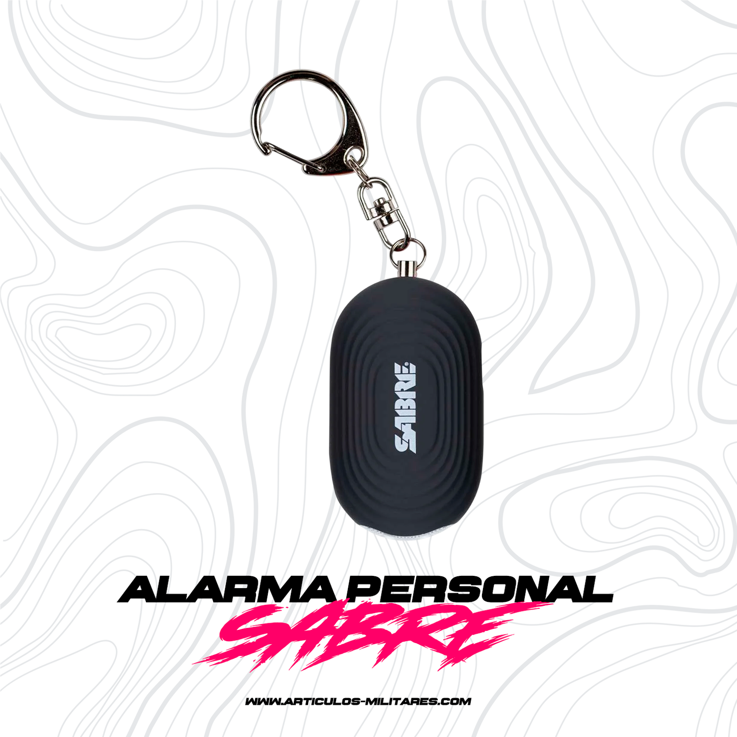 Alarma Personal Portatil 2 En 1 Sabre
