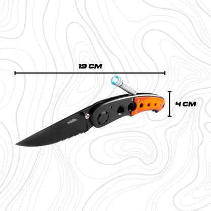Navaja De Bloqueo Con Linterna Wallis