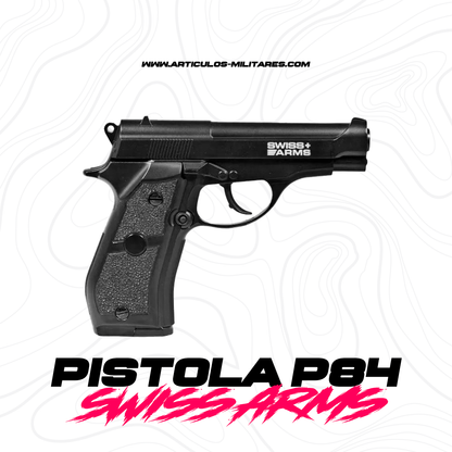 Pistola P84 FullMetal De Co2 SWISS ARMS SWISS ARMS