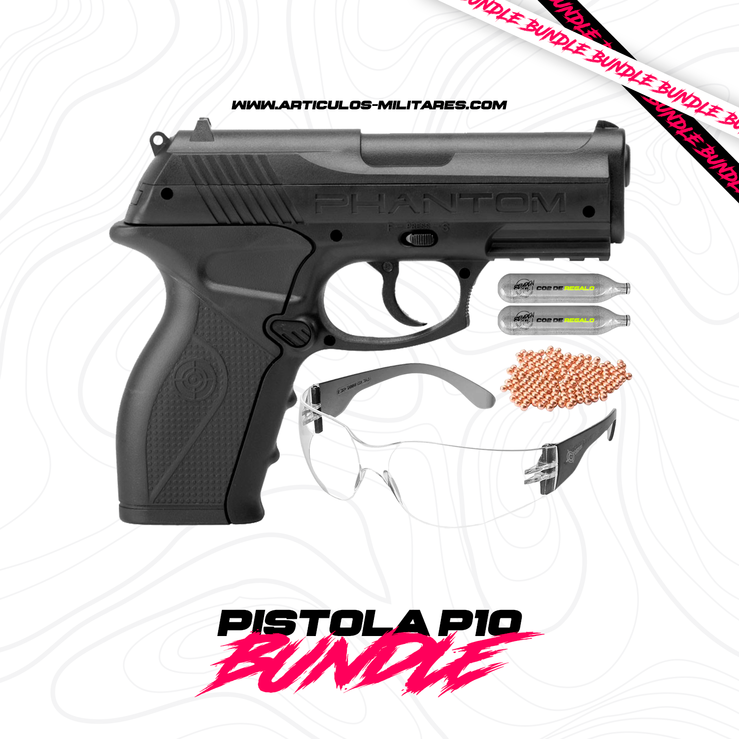 Pistola P10 KIT CROSMAN