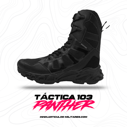 Botas Tácticas con suela Antiderrapante y Cierre lateral PANTHER